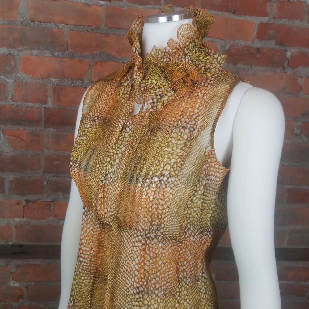 SOLD Doncaster Women's Top Brown Orange - Picture 3 of 7